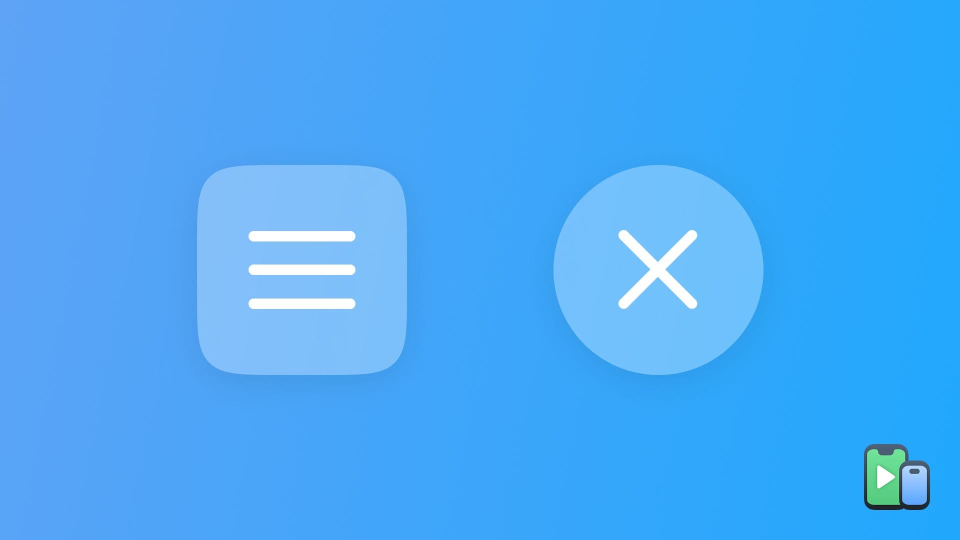 Mobile hamburger menu